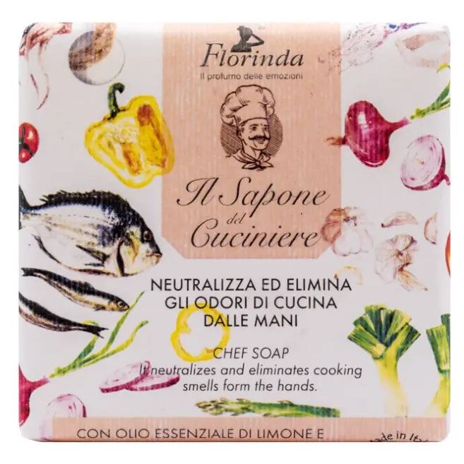 Florinda Tessuti Italiani Chef Soap Il Sapone del Cuciniere Мыло От Шефа Устраняющее Запахи