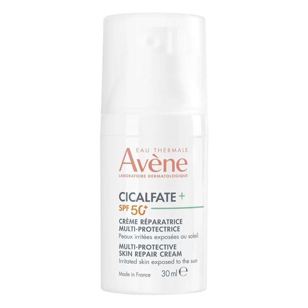 Avene Cicalfate Сикальфат + Мультифункциональный восстанавливающий крем для кожи SPF50+  Cicalfate + Creme Multi-Protectrice SPF50+ 