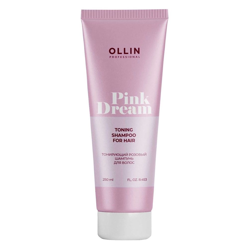 Ollin Professional Pink Dream Toning Shampoo For Hair Тонирующий розовый шампунь для волос