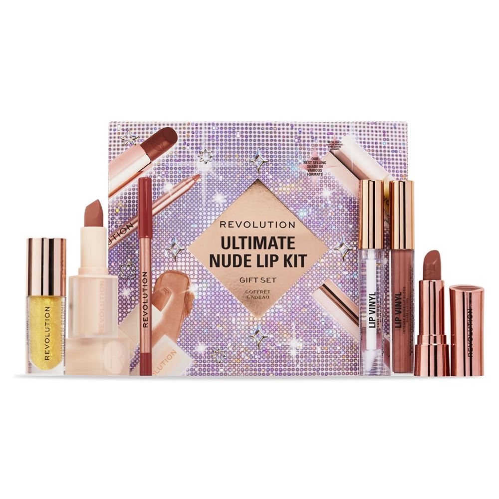 Revolution Makeup Make Up Ultimate Nude Lip Kit Подарочный набор 