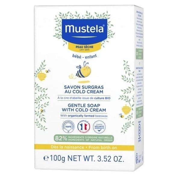 Mustela Bebe Cold Cream Мыло очищающее Gentle Soap With Cold Cream