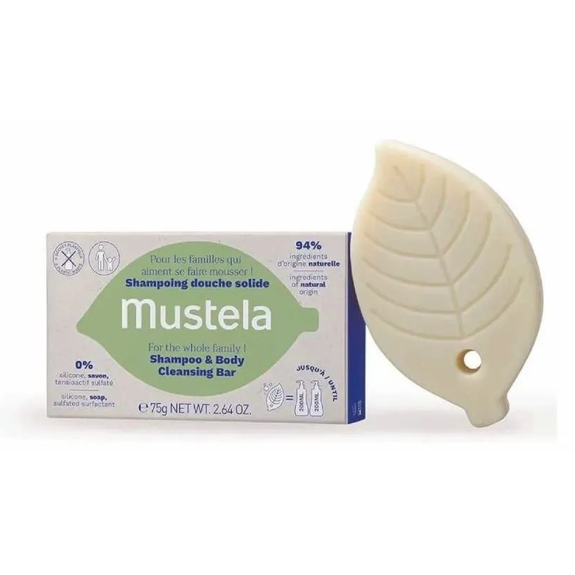 Mustela Bebe Шампунь и очищающее мыло для тела Shampoo & Body Cleansing Bar