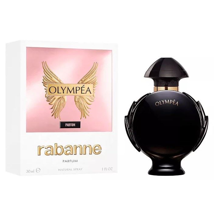 Paco Rabanne Fragrance Olympea Parfum Прохлада морского бриза, цветочная сладость и свежесть зелени