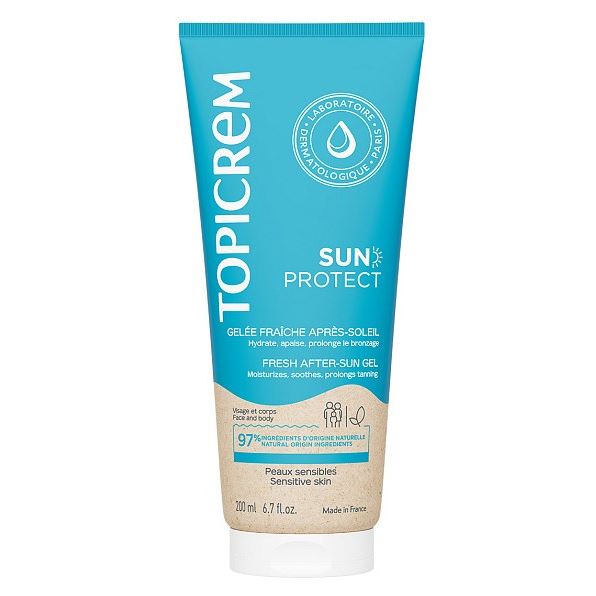 Topicrem Severely Dry Skin Sun Protect Fresh After-Sun Gel Освежающее желе после загара 