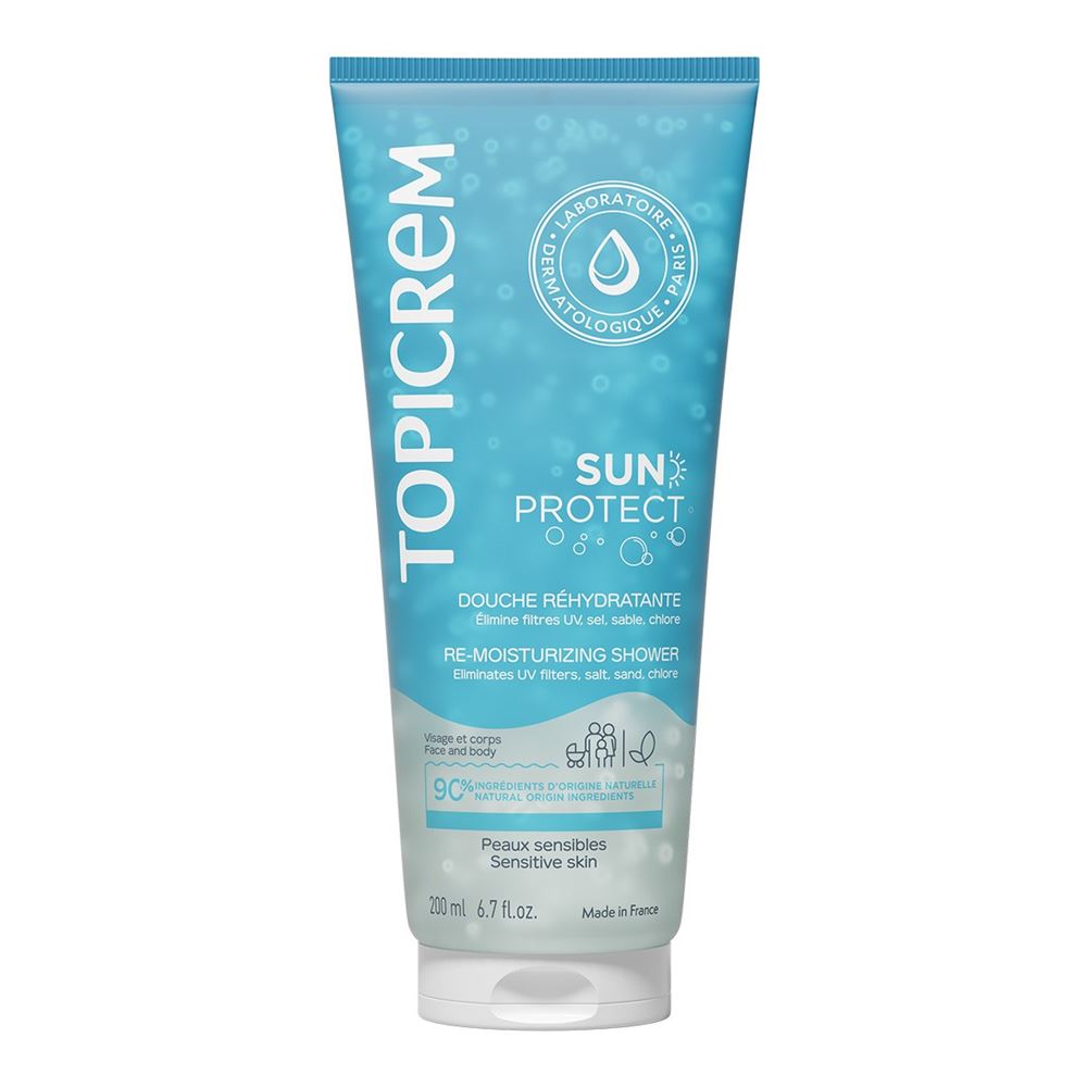 Topicrem Severely Dry Skin Sun Protect Re-Moistrurizing Shower  Увлажняющий гель для душа