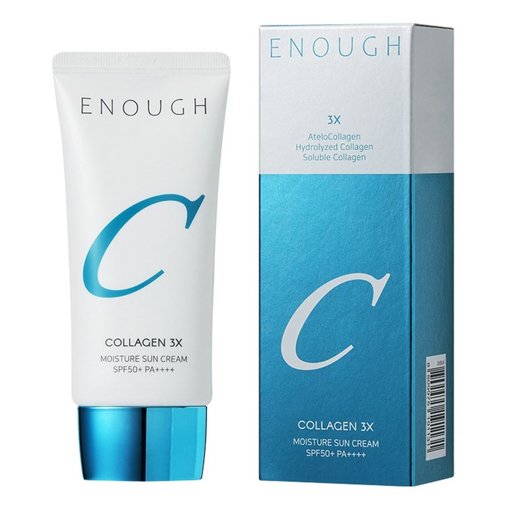 Enough Face Care 3x Collagen Moisture Sun Cream Крем для лица солнцезащитный с коллагеном