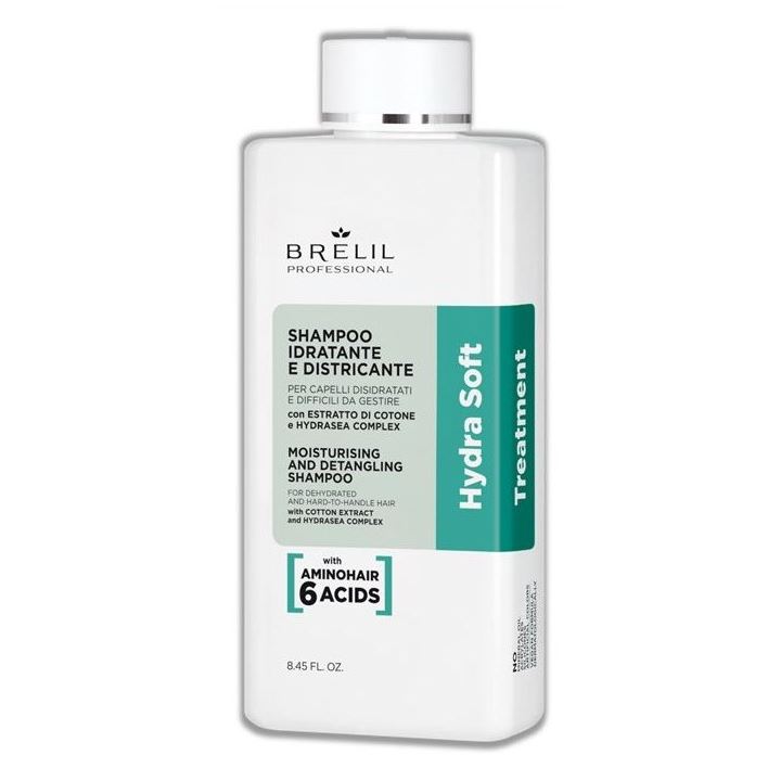 Brelil Professional Amino Treatment Hydra Soft Shampoo Увлажняющий  шампунь для сухих и непослушных волос