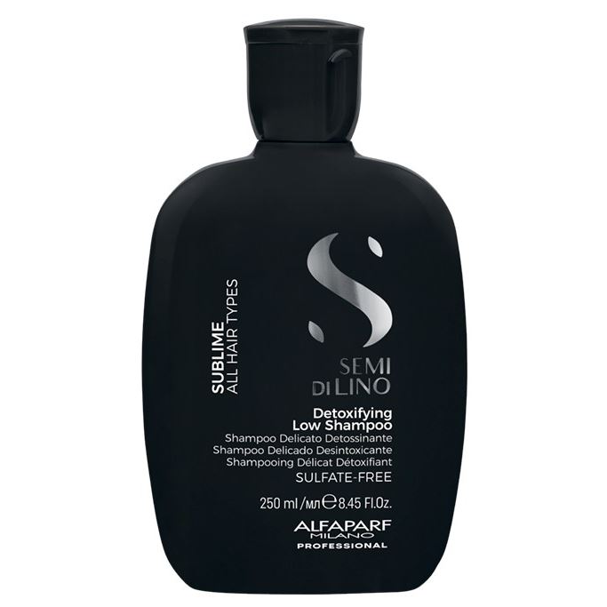 Alfaparf Milano Semi Di Lino Sublime Detoxifying Low Shampoo Детокс-шампунь для интенсивного и бережного очищения 