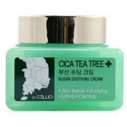 Dr.Cellio Face Care Busan Cica Teatree Soothing Крем для лица успокаивающий с экстрактами центеллы азиатской и чайного дерева