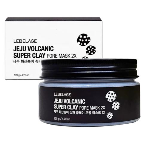 Lebelage Cleansing Jeju Volcanic Super Clay Pore Mask 2X  Маска для лица для очищения пор 