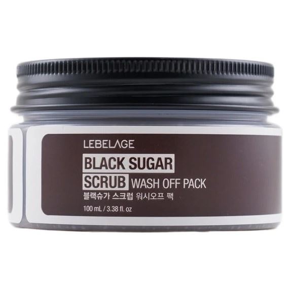 Lebelage Cleansing Black Sugar Scrub Wash Off Pack Скраб для лица с черным сахаром